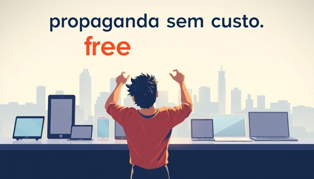propaganda sem custo