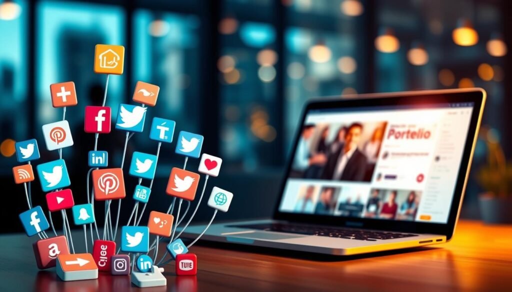 redes sociais para negócios