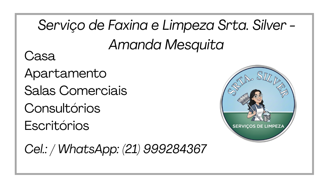 Srta. Silver – Serviço de Limpeza e Organização – Rio de Janeiro
